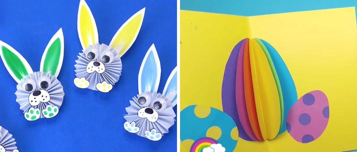 4 Ideen für Osterbasteln für Kinder aus Papier und Pappe (+ Video)