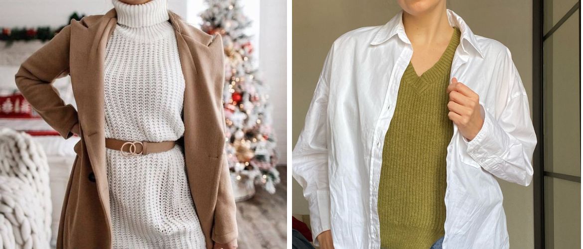 Modetipps, wie man einen Pullover 2023–2024 stilvoll trägt (+ Bonusvideo)