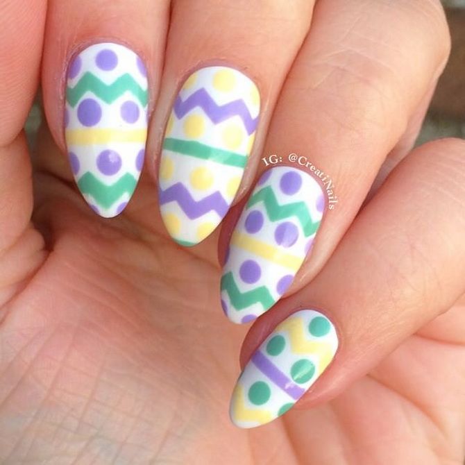 Easter manicure: 40+ nail design ideas for Easter + bonus video 17