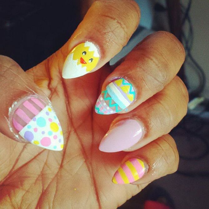 Easter manicure: 40+ nail design ideas for Easter + bonus video 8