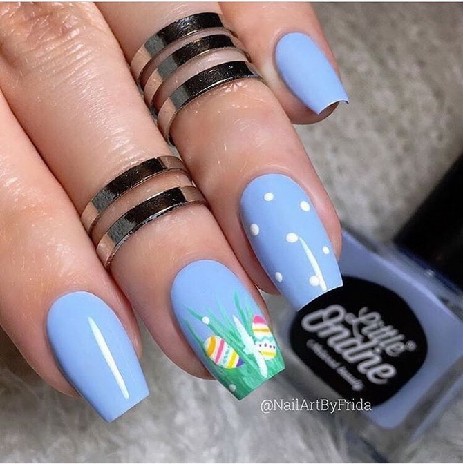 Easter manicure: 40+ nail design ideas for Easter + bonus video 6