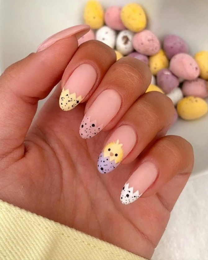 Easter manicure: 40+ nail design ideas for Easter + bonus video 39