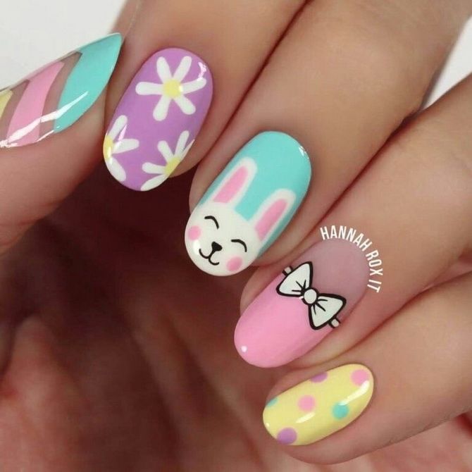 Easter manicure: 40+ nail design ideas for Easter + bonus video 21