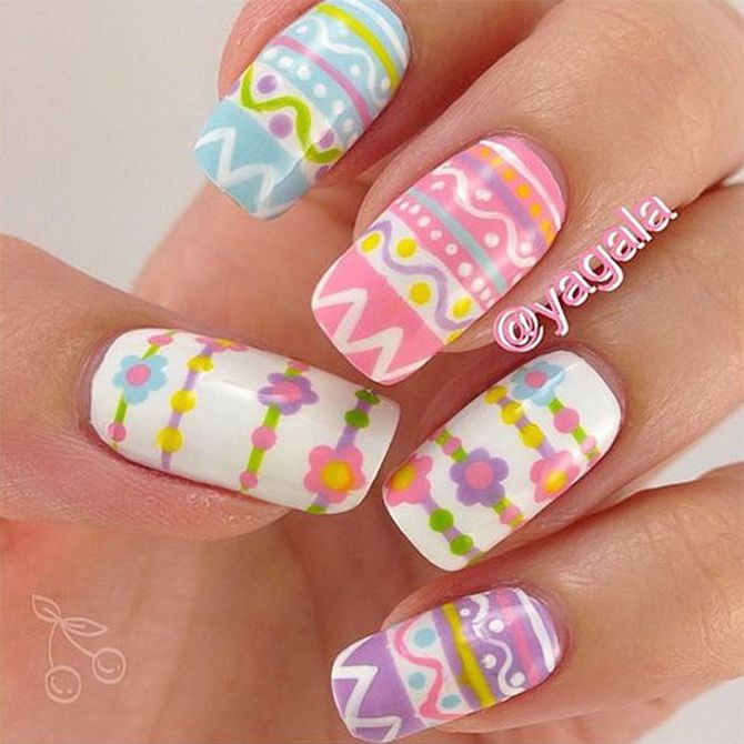 Easter manicure: 40+ nail design ideas for Easter + bonus video 10