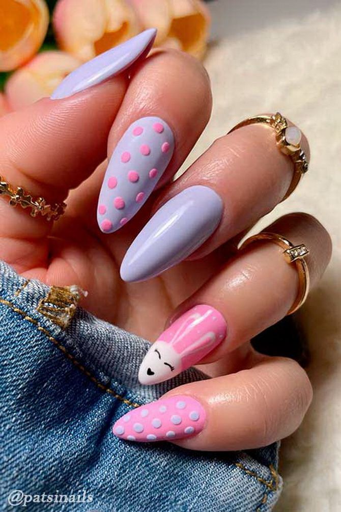 Easter manicure: 40+ nail design ideas for Easter + bonus video 28