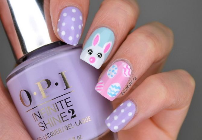 Easter manicure: 40+ nail design ideas for Easter + bonus video 30