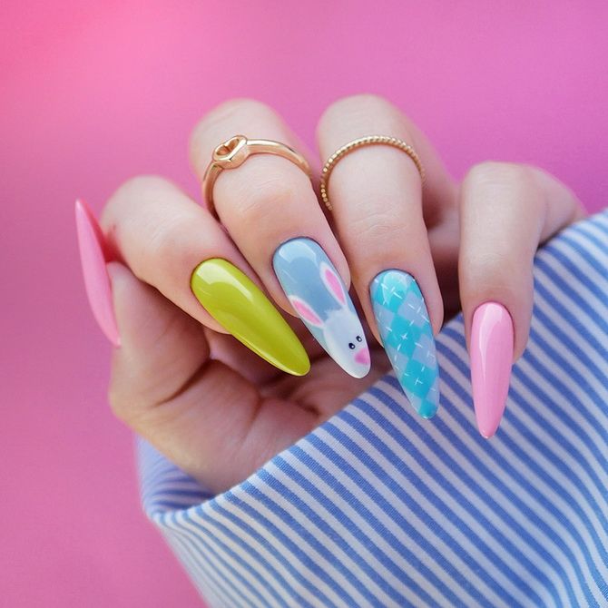 Easter manicure: 40+ nail design ideas for Easter + bonus video 32