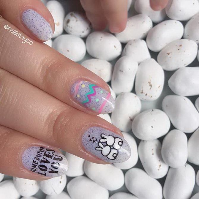 Easter manicure: 40+ nail design ideas for Easter + bonus video 33