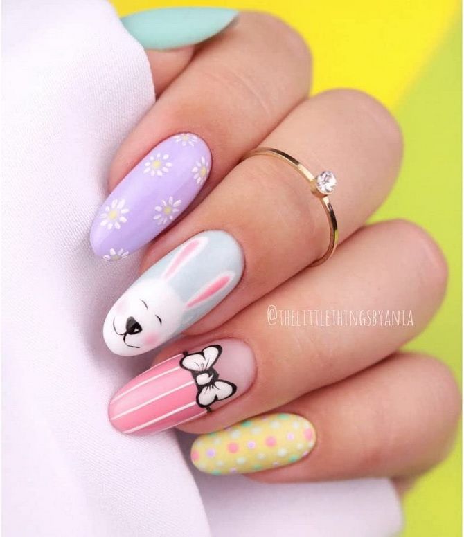 Easter manicure: 40+ nail design ideas for Easter + bonus video 34