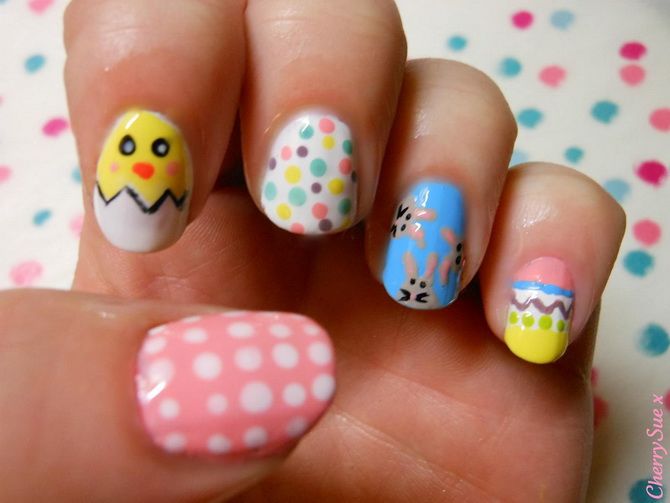 Easter manicure: 40+ nail design ideas for Easter + bonus video 15