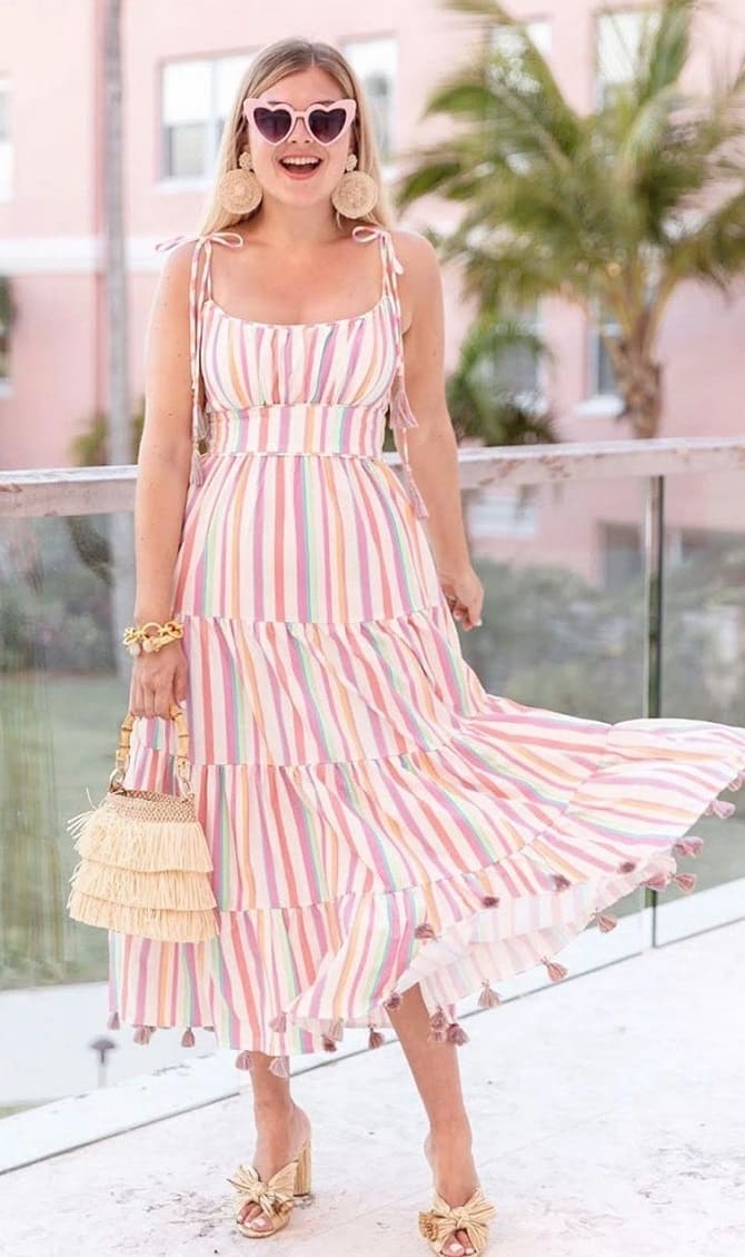 Fashionable striped dresses: the trend of 2023 (+ bonus video) 13