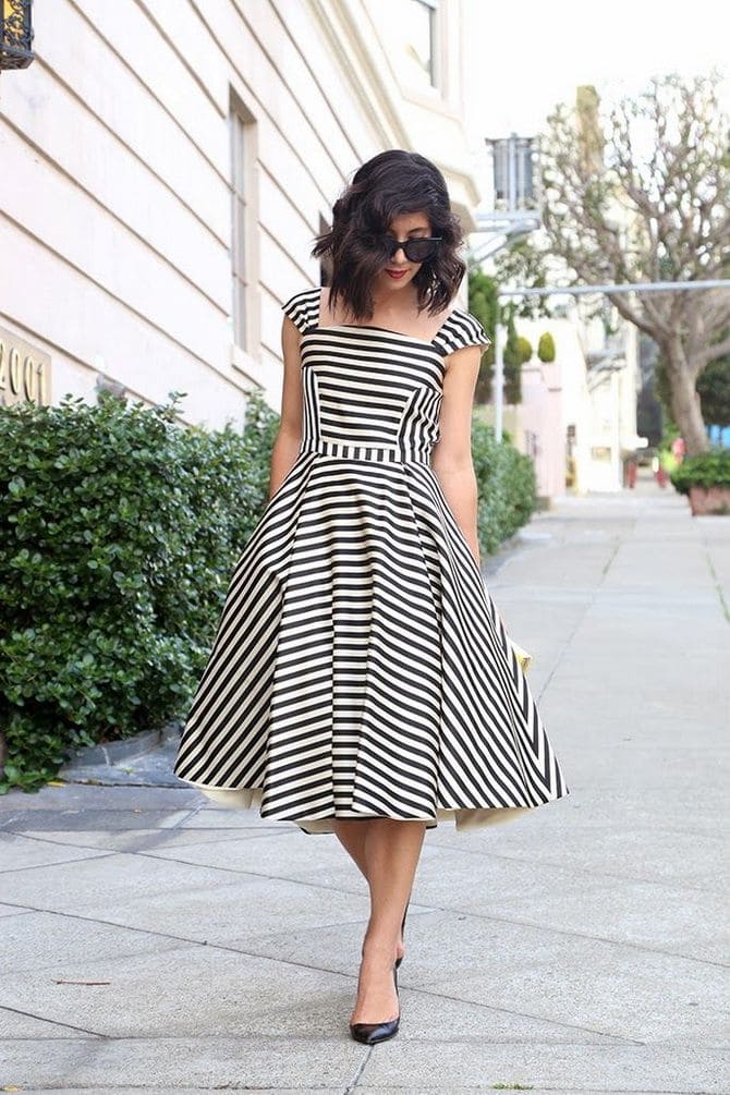 Fashionable striped dresses: the trend of 2023 (+ bonus video) 8