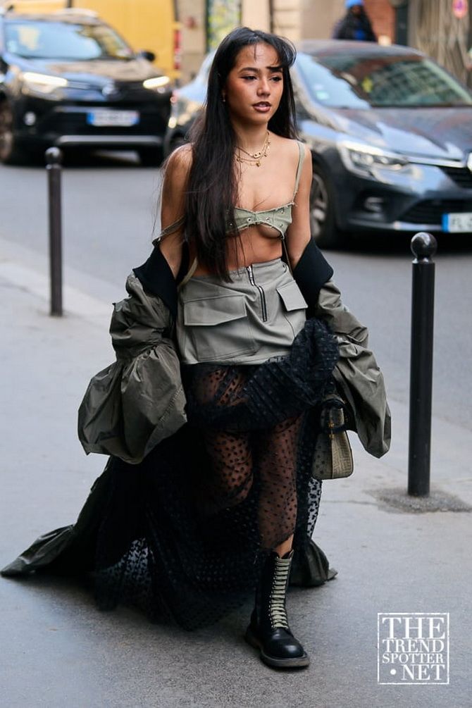 Модное вдохновение: лучшие стритстайл-образы на Неделе моды в Париже 2023 (+бонус-видео) 26