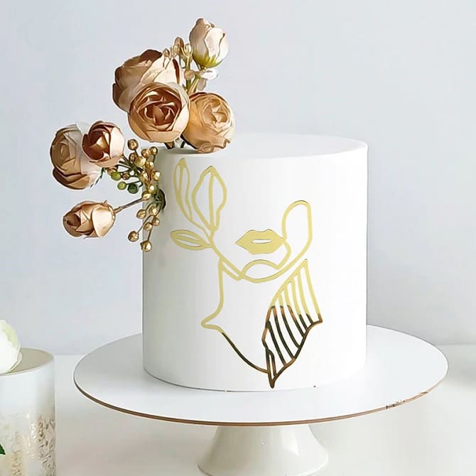 How to decorate a birthday cake for a woman: photo ideas (+ bonus video) 12