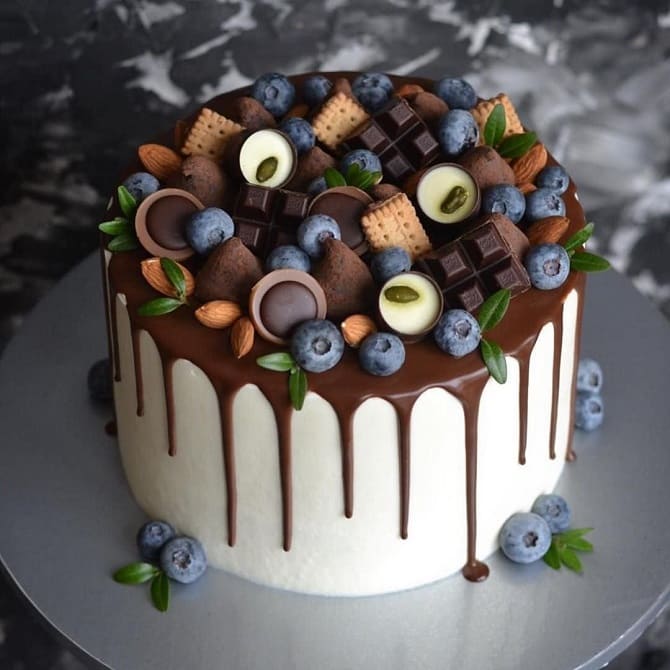 Як прикрасити торт на День народження жінці: фото-ідеї (+бонус-відео) 15