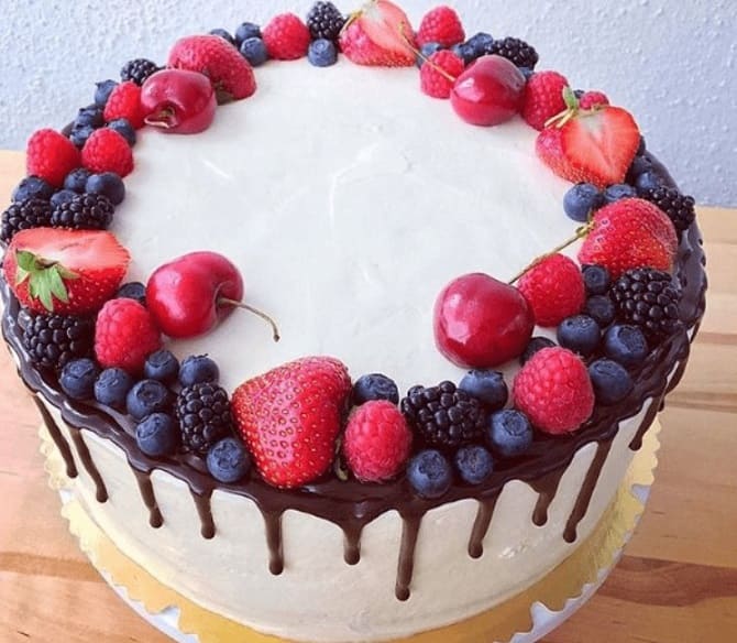 Как украсить торт на День рождения женщине: фото-идеи (+бонус-видео) 7