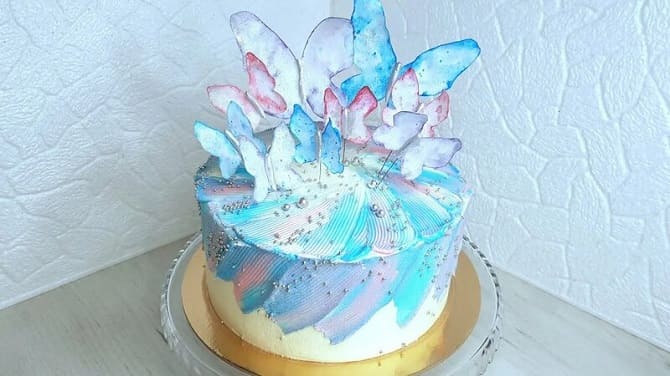 How to decorate a cake for March 8: fresh ideas, photos 18