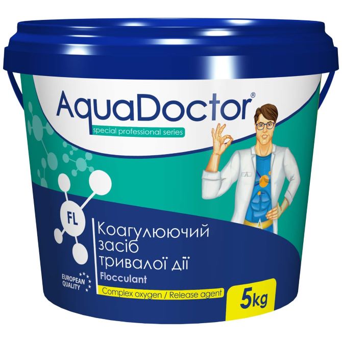 Прозрачная вода без водорослей с химией AquaDoctor 2
