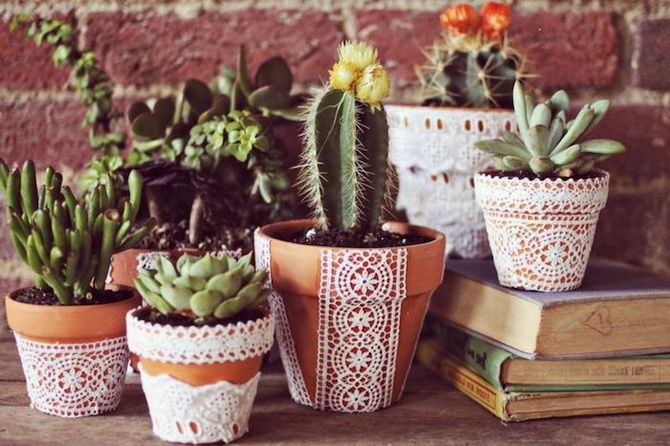 How to decorate a flower pot with your own hands (+ bonus video) 15