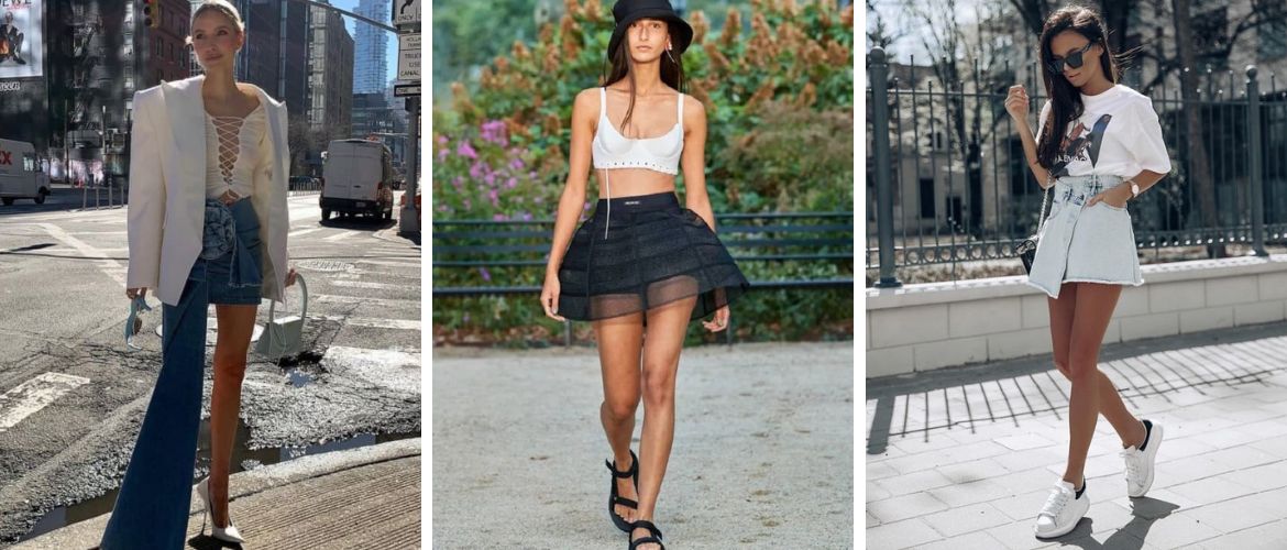 Fashion mini skirts for summer 2023: trendy models (+ bonus video)