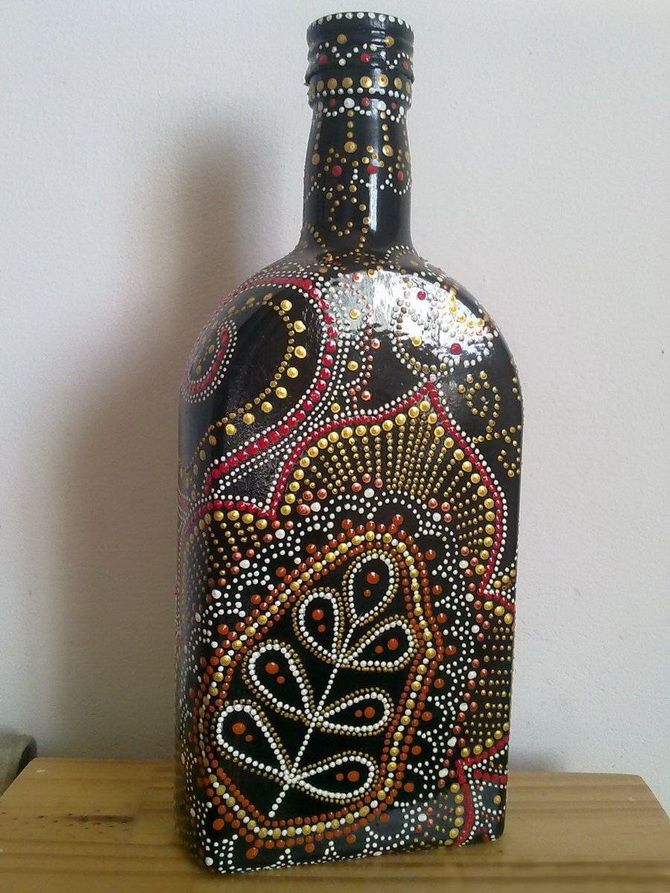 How to beautifully decorate a bottle with your own hands (+ bonus video) 4