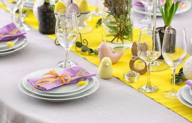 So dekorieren Sie einen Tisch zu Ostern: Deko-Ideen (+ Bonus-Video) 14