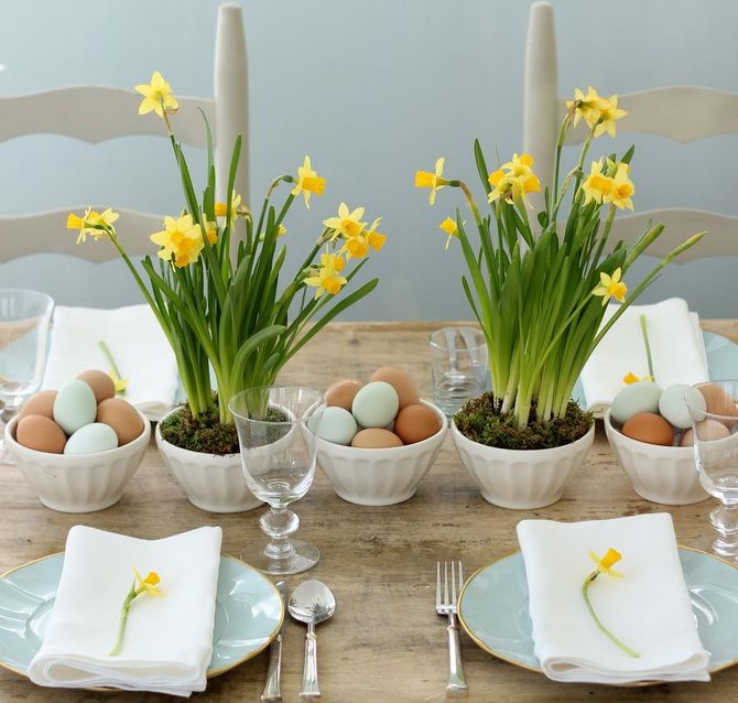 So dekorieren Sie einen Tisch zu Ostern: Deko-Ideen (+ Bonus-Video) 18