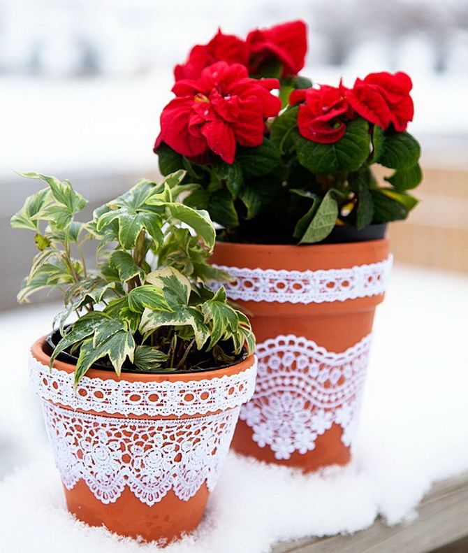 How to decorate a flower pot with your own hands (+ bonus video) 18