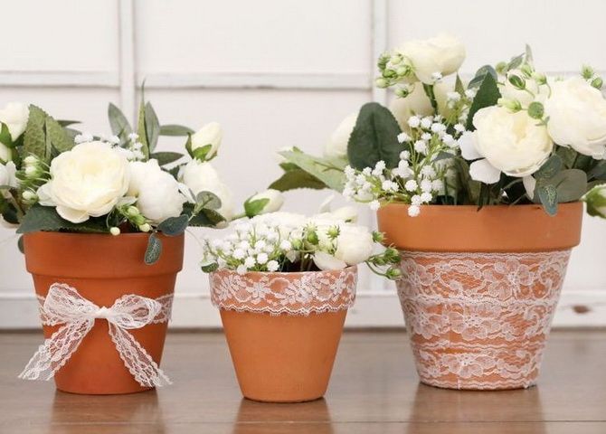 How to decorate a flower pot with your own hands (+ bonus video) 20