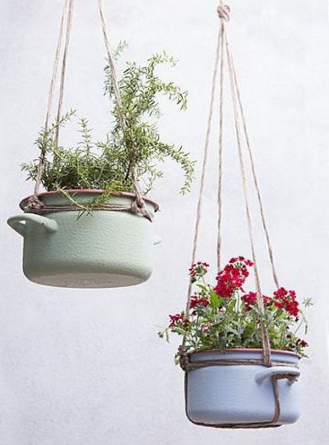 Recycling im Garten: kreative Blumentöpfe aus alten Sachen (+ Bonusvideo) 7