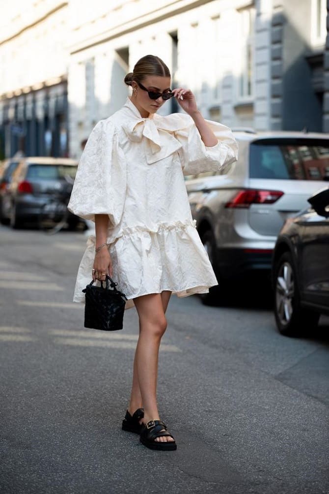 Fashionable dresses with frills for spring-summer 2023 (+ bonus video) 11
