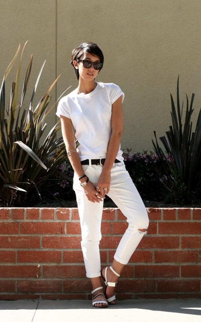 Стильные способы, как носить белые штаны этой весной (+бонус-видео) 6