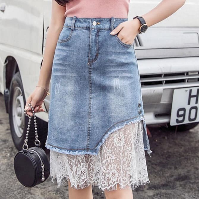 Fashionable skirts with lace 2023: popular styles, what to combine with (+ bonus video) 7