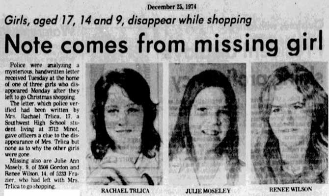 Загадочное исчезновение девочек из Форт-Уэрта: Неразгаданный случай пропажи 1974 года 1