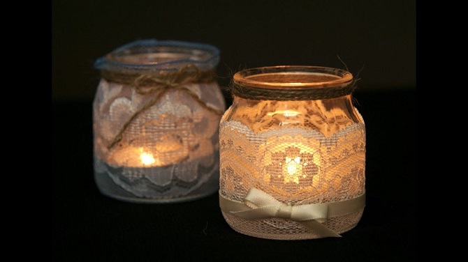 What to make from a glass jar: cool ideas (+ bonus video) 4