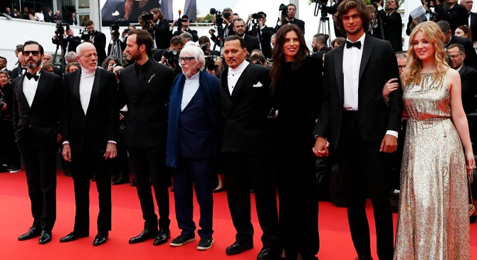 Triumphant return: Johnny Depp burst into tears at the Cannes Film Festival 2