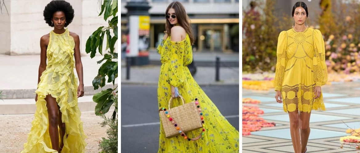 The most fashionable yellow dresses for the summer of 2023: current news