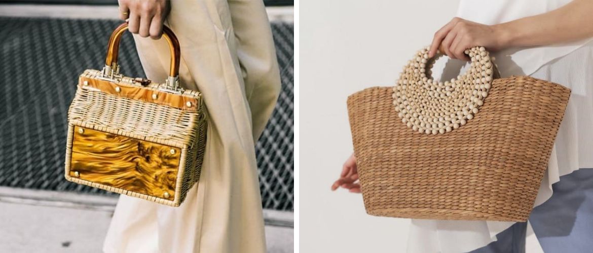 Плетеные сумки-корзины: модный тренд лета 2023