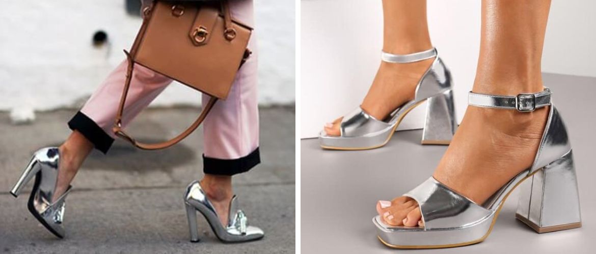 Fashionable metallic shoes summer 2023: which models to choose? (+ bonus video)