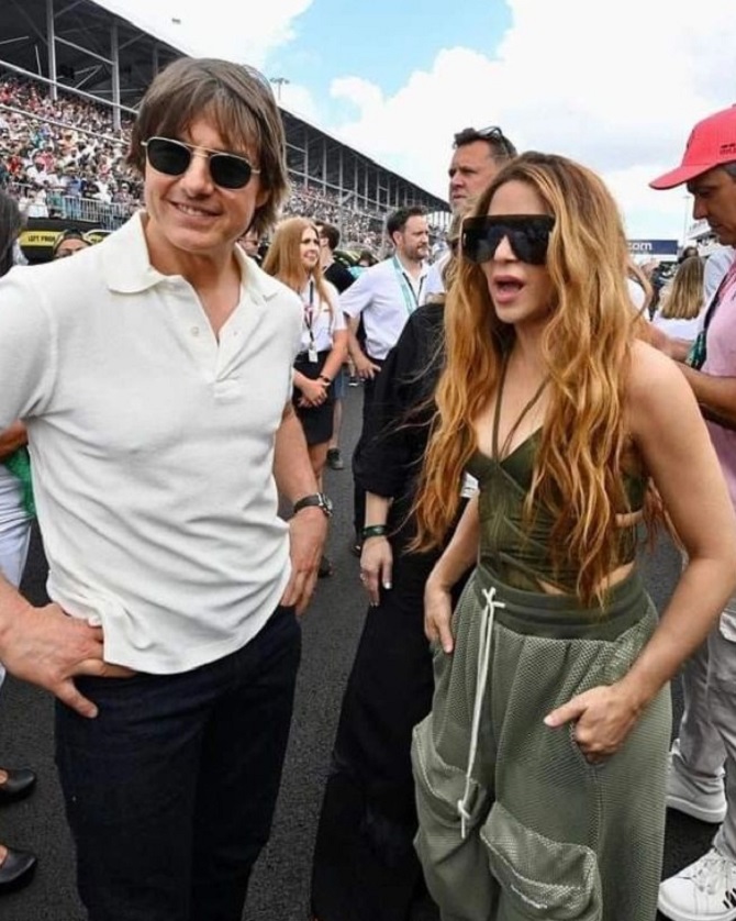 Shakira wird verdächtigt, eine Affäre mit Tom Cruise zu haben 2