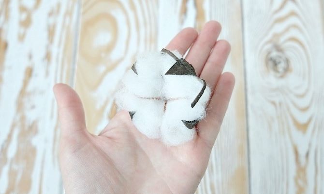 How to make a DIY cotton flower (+bonus video) 7