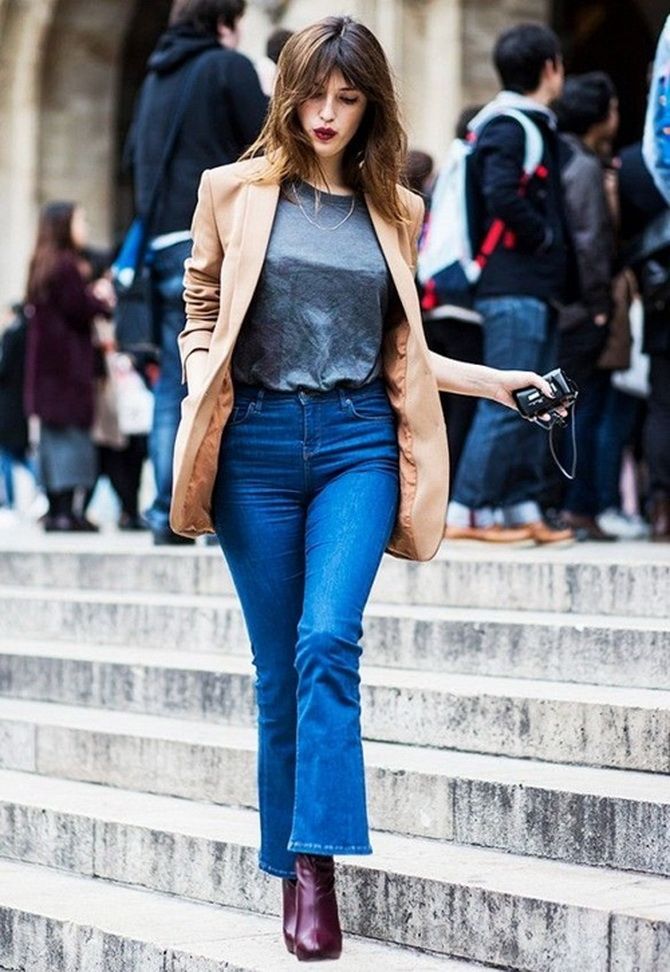 What shoes to wear with flared trousers: 5 beautiful looks 1