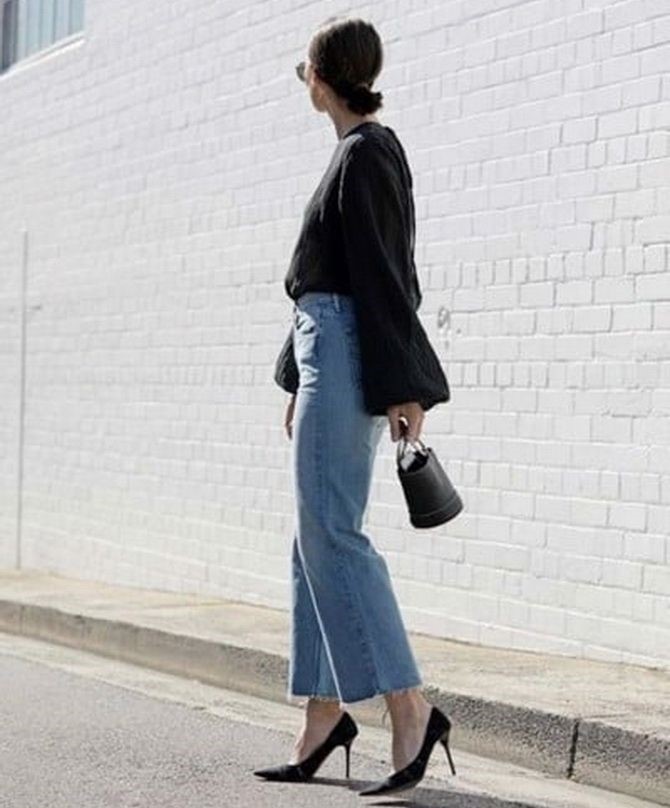 What shoes to wear with flared trousers: 5 beautiful looks 7