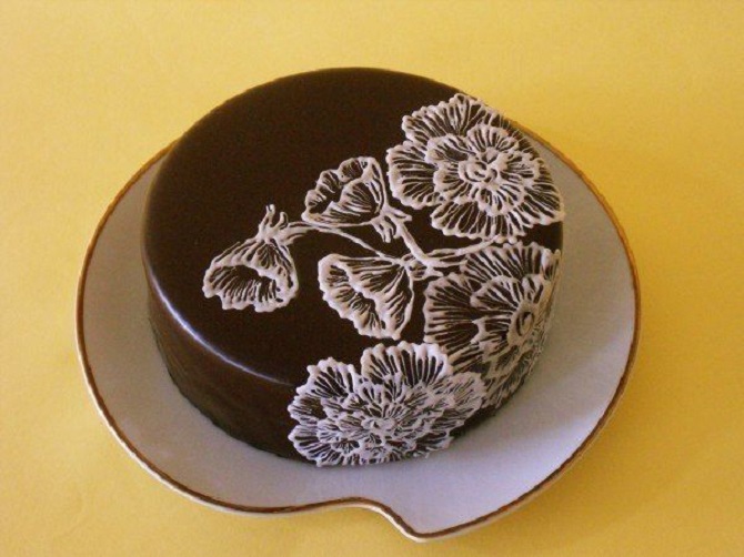 So dekorieren Sie einen Kuchen mit Schokolade: interessante Dekorationsideen 7