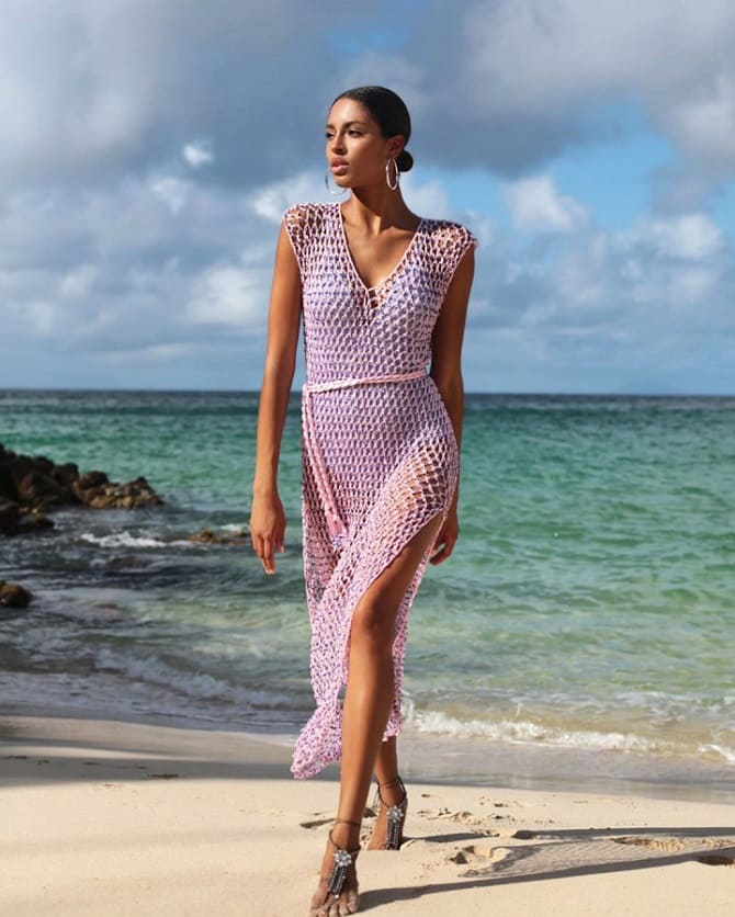 Knitted dresses for summer 2023: fashion trends 1
