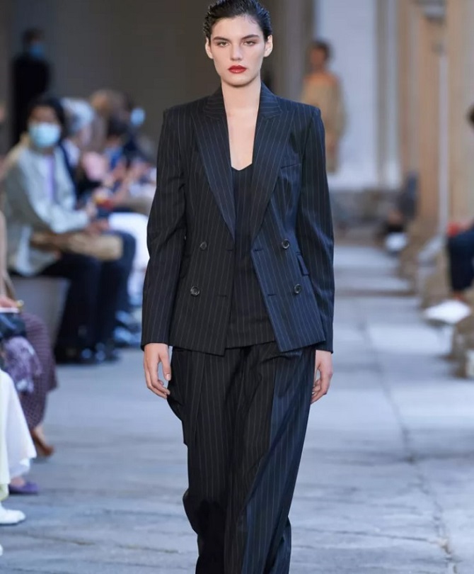 Fashion pinstripe suits 2023