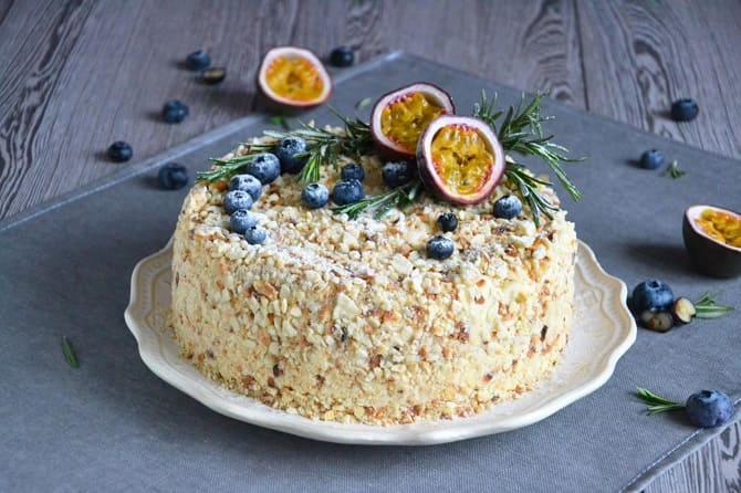 So dekorieren Sie einen Napoleon-Kuchen: Designoptionen für Desserts (+ Bonusvideo) 5