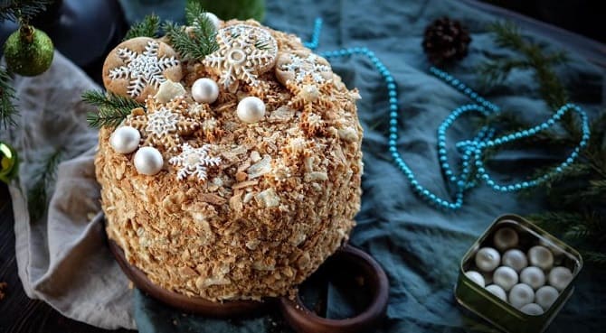 So dekorieren Sie einen Napoleon-Kuchen: Designoptionen für Desserts (+ Bonusvideo) 6