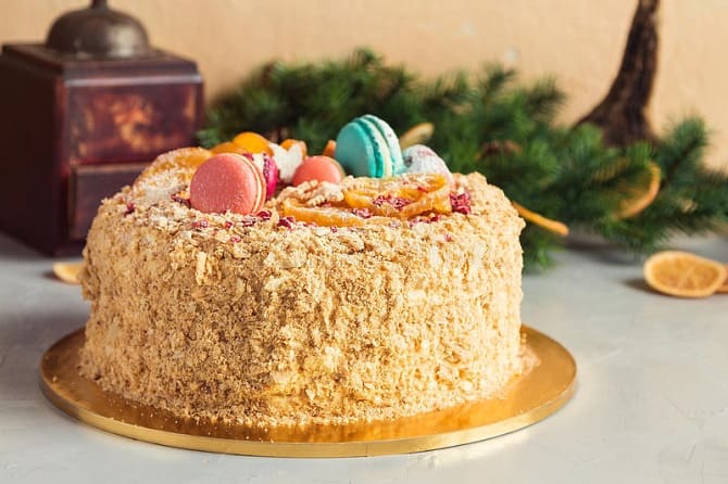 So dekorieren Sie einen Napoleon-Kuchen: Designoptionen für Desserts (+ Bonusvideo) 8