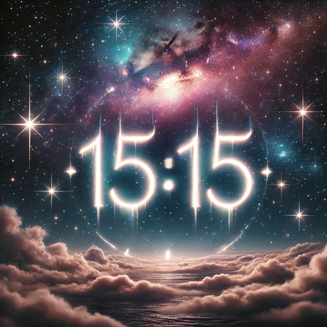 What does 15:15 on the clock mean in angel numerology: numerical signs of fate 4